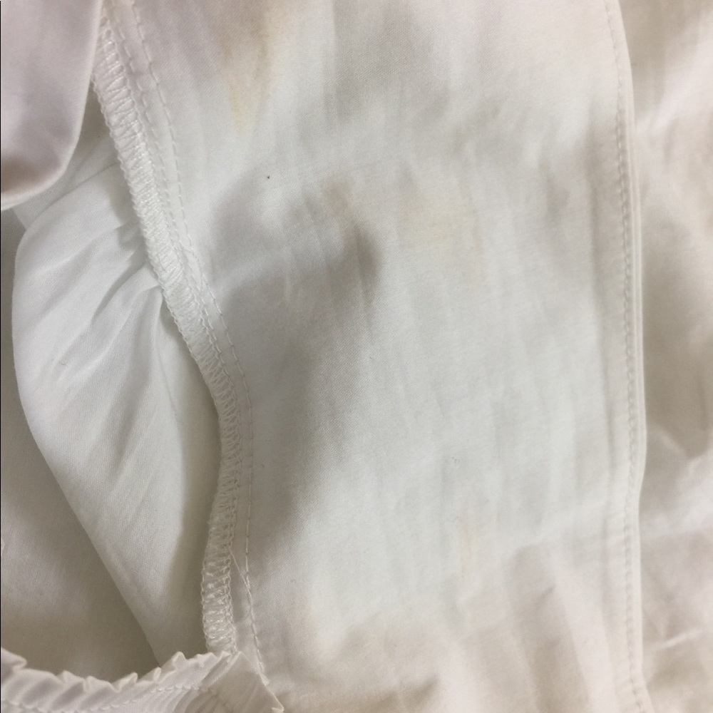 ***FLASH SALE!!!*** BEBE NWOT CHIC WHITE BLOUSE - Picture 7 of 8